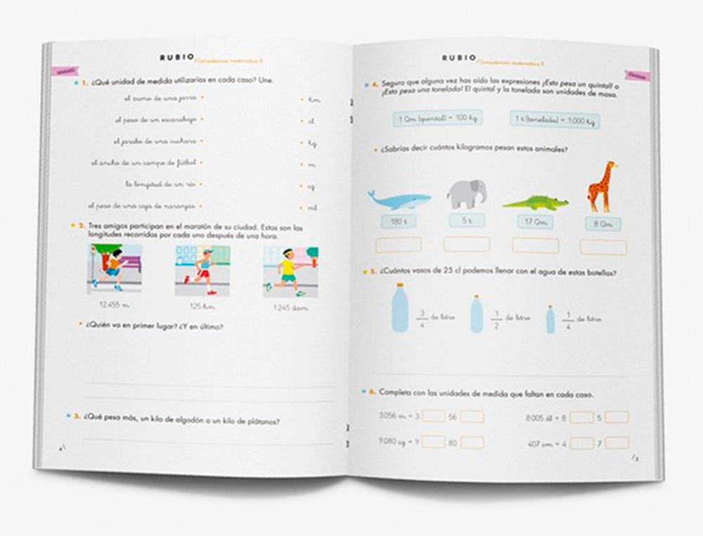 CUADERNO RUBIO COMPETENCIA MATEMATICA 6