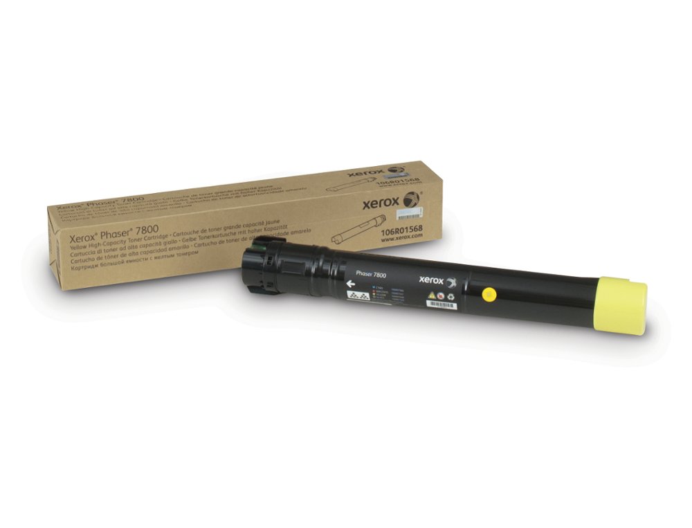 TONER XEROX LASER PHASER 7800 ALTA CAPACIDAD AMARILLO 17200 PAGINAS