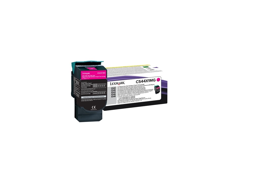 TONER LEXMARK LASER C544 / X544 C544X1MG MAGENTA 4000 PAGINAS