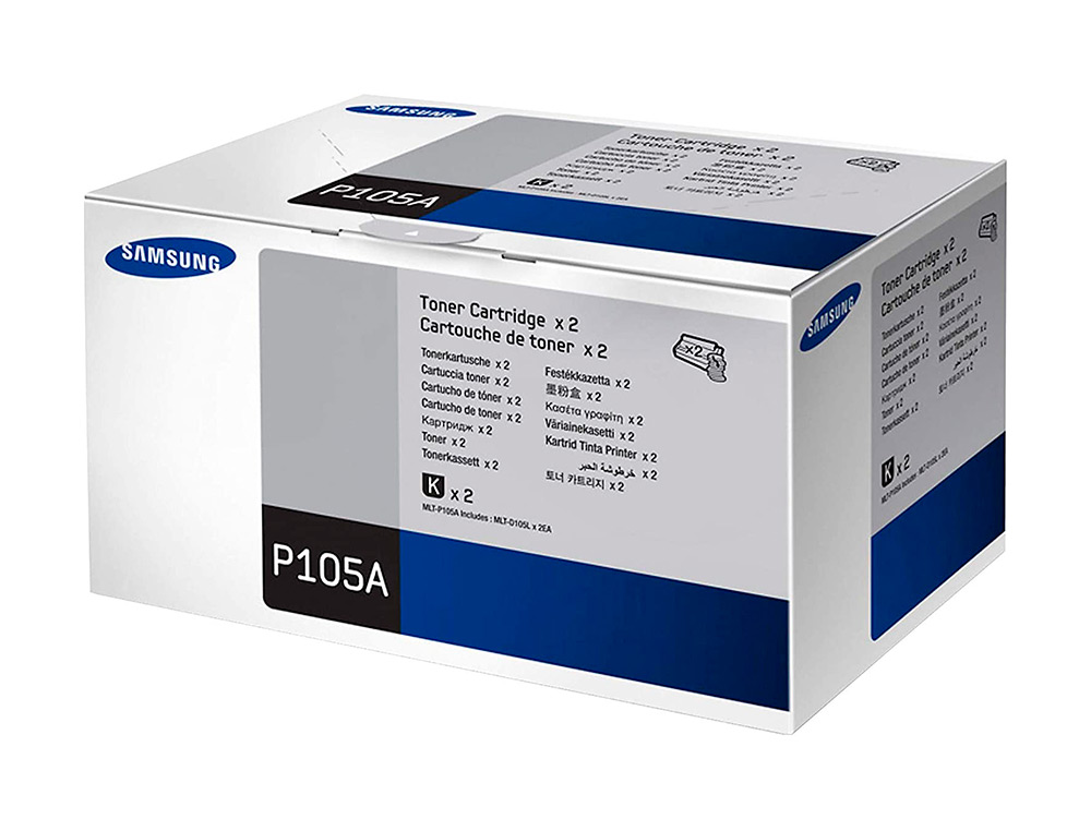 TONER HP-SAMSUNG LASER SV115A MULTIFUNCTIONS MONOCHROMES MLT-P1052A NEGRO 5000 PAGINAS PACK 2 UNIDADES
