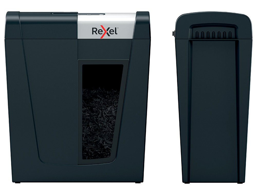 DESTRUCTORA DE DOCUMENTOS REXEL SECURE MC4 CAPACIDAD 4 HOJAS MICRO CORTE DESTRUYE GRAPAS Y CLIPS