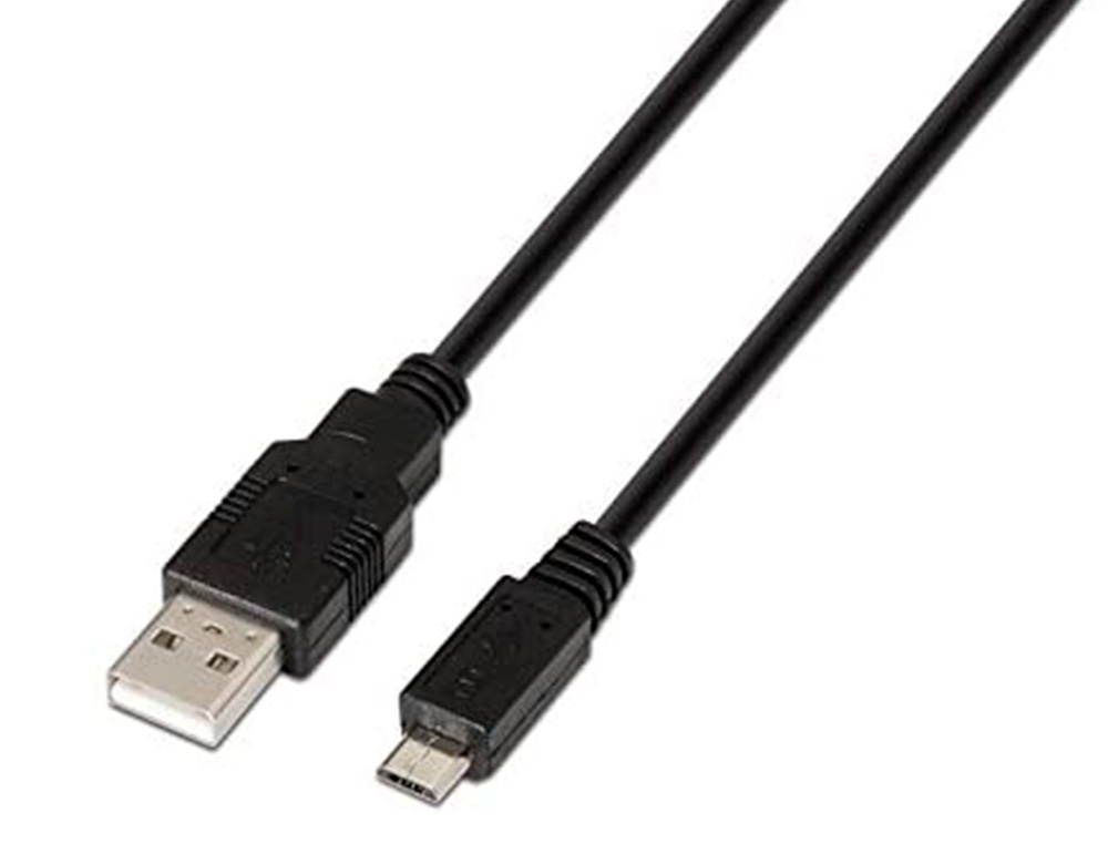 CABLE USB NANOCABLE 2.0 TIPO A/M-MICRO USB B/M COLOR NEGRO LONGITUD 0,8 M