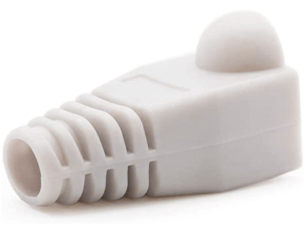 FUNDA PROTECTORA DE CABLE NANOCABLE RJ45 COLOR COLOR GRIS
