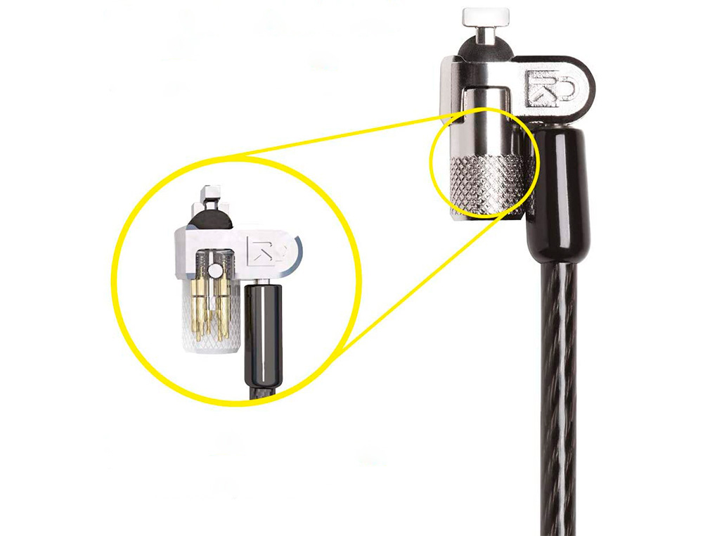 CANDADO KENSINGTON CON LLAVE MICROSAVER 2.0 PARA ORDENADORES PORTATILES