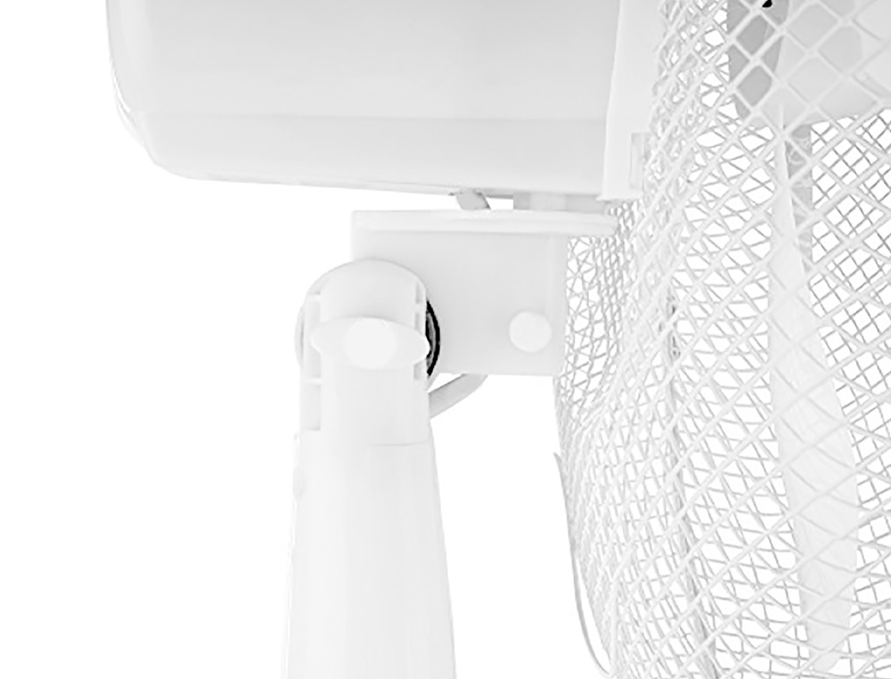 VENTILADOR DE SOBREMESA JOCCA 3 VELOCIDADES 40 W SISTEMA OSCILACION Y CABEZAL BASCULANTE DIAMETRO 300 MM