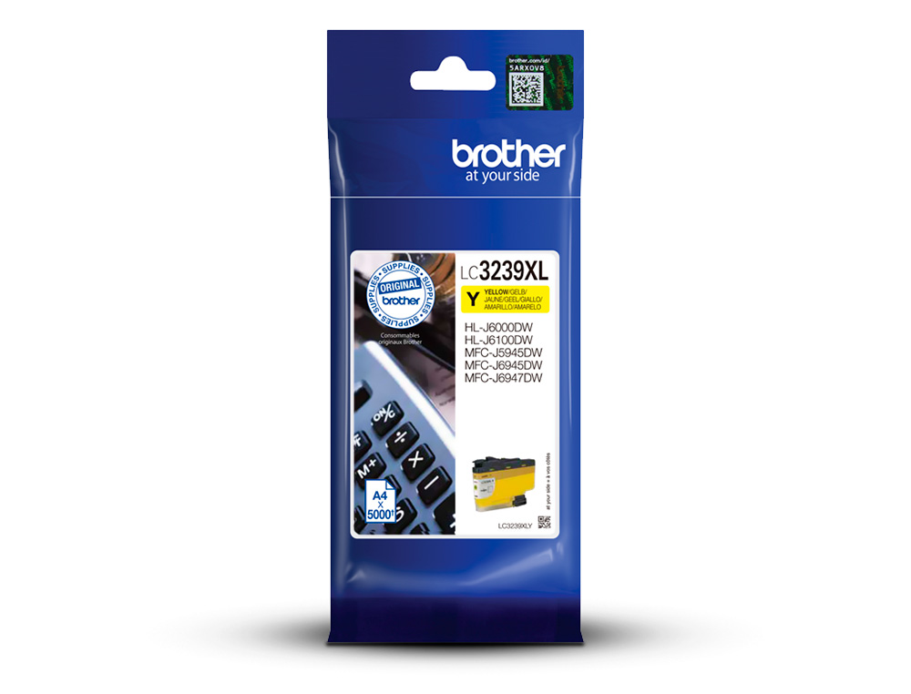 INK-JET BROTHER LC3239Y HL-J6000 / MFC-J5945 / MFC-J6945 / MFC-J6947 AMARILLO 5000 PAGINAS
