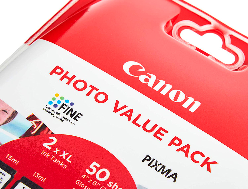 INK-JET CANON PHOTO VALUE PIXMA MG2450/2550 MULTIPACK NEGRO/COLOR PG545XL+ CL546XL +50 HOJAS PAPEL FOTO 10X15 CM