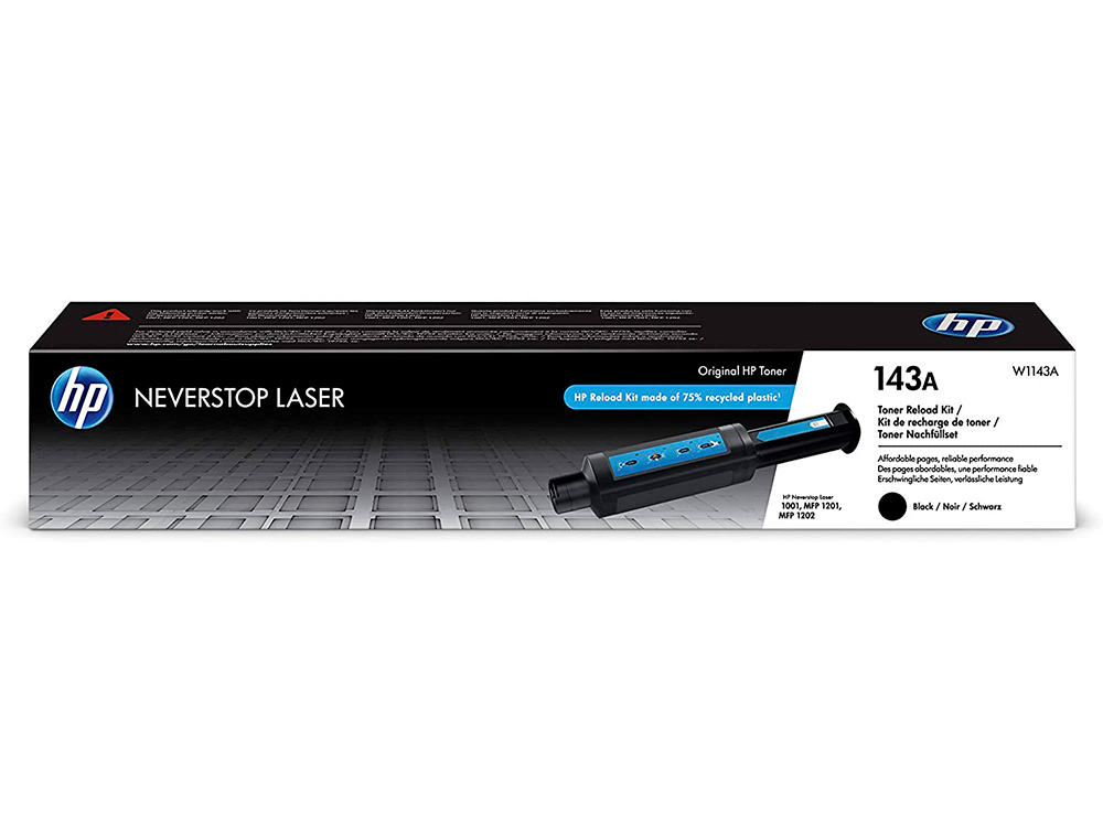 TONER HP LASERJET 143A NEVERSTOP 1000 SERIES / 1200 SERIES NEGRO 2500 PAGINAS