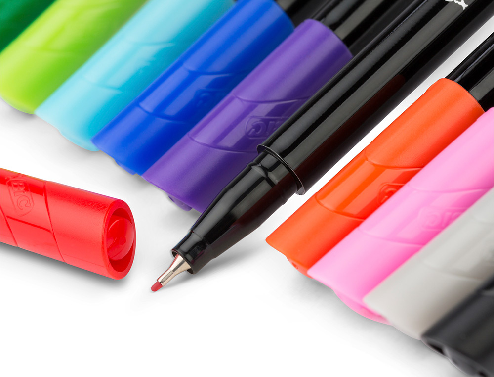 ROTULADOR BIC INTENSITY FINE PUNTA DE FIBRA 0,4 MM BLISTER DE 10 UNIDADES COLORES SURTIDOS