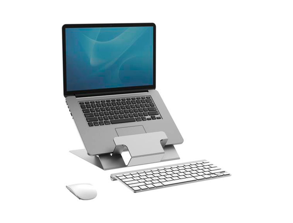 SOPORTE FELLOWES HYLYFT PARA PORTATIL PLEGABLE ALUMINIO AJUSTABLE 6 ALTURAS