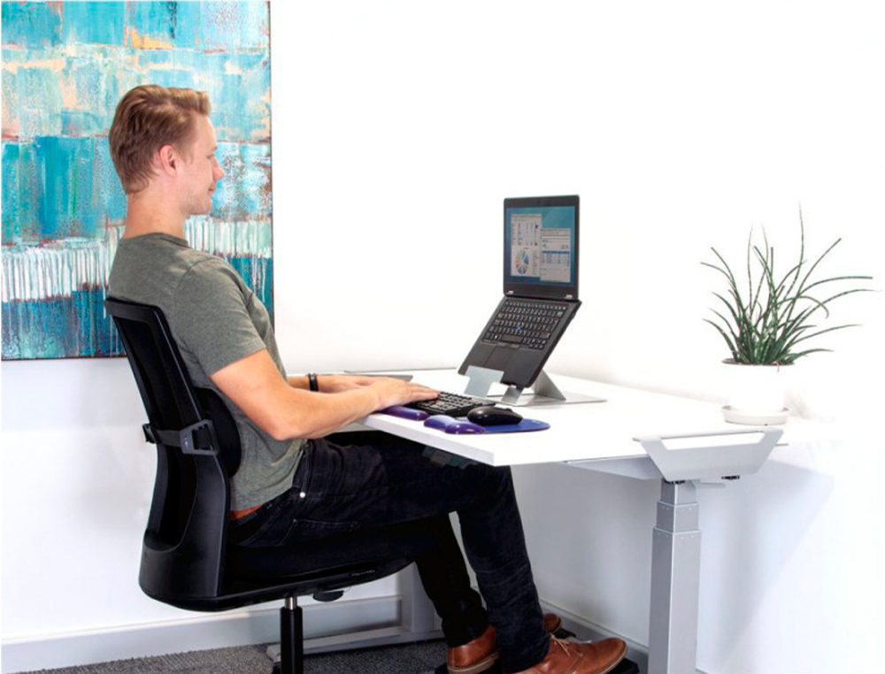 SOPORTE FELLOWES HYLYFT PARA PORTATIL PLEGABLE ALUMINIO AJUSTABLE 6 ALTURAS