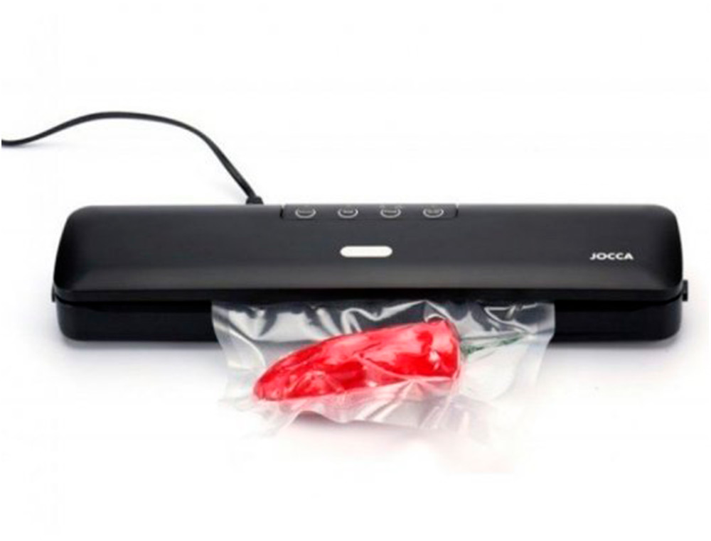 ENVASADORA DE ALIMENTOS AL VACIO JOCCA POTENCIA 9.5W 220-240V COLOR NEGRO