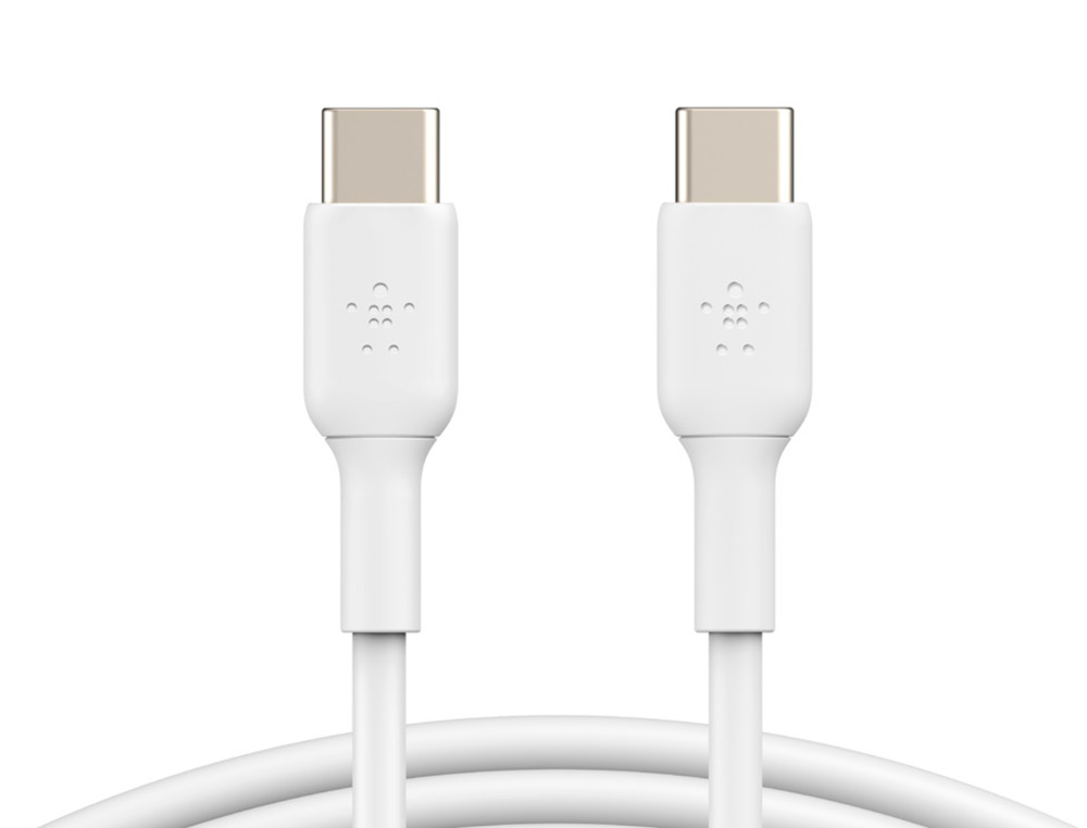 CABLE BELKIN CAB003BT1MWH USB-C A USB-C BOOST CHARGE LONGITUD 1 M COLOR BLANCO