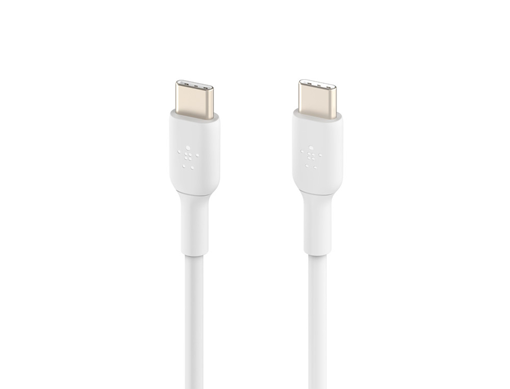 CABLE BELKIN CAB003BT1MWH USB-C A USB-C BOOST CHARGE LONGITUD 1 M COLOR BLANCO