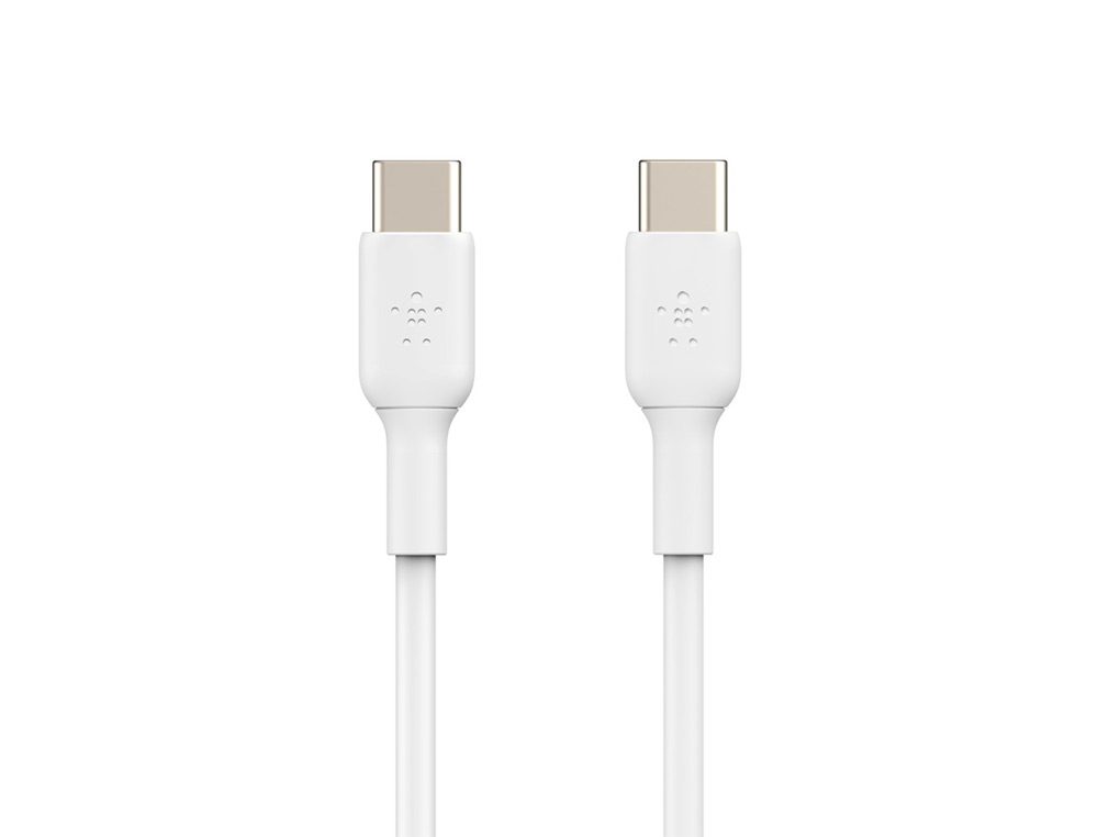 CABLE BELKIN CAB003BT1MWH USB-C A USB-C BOOST CHARGE LONGITUD 1 M COLOR BLANCO