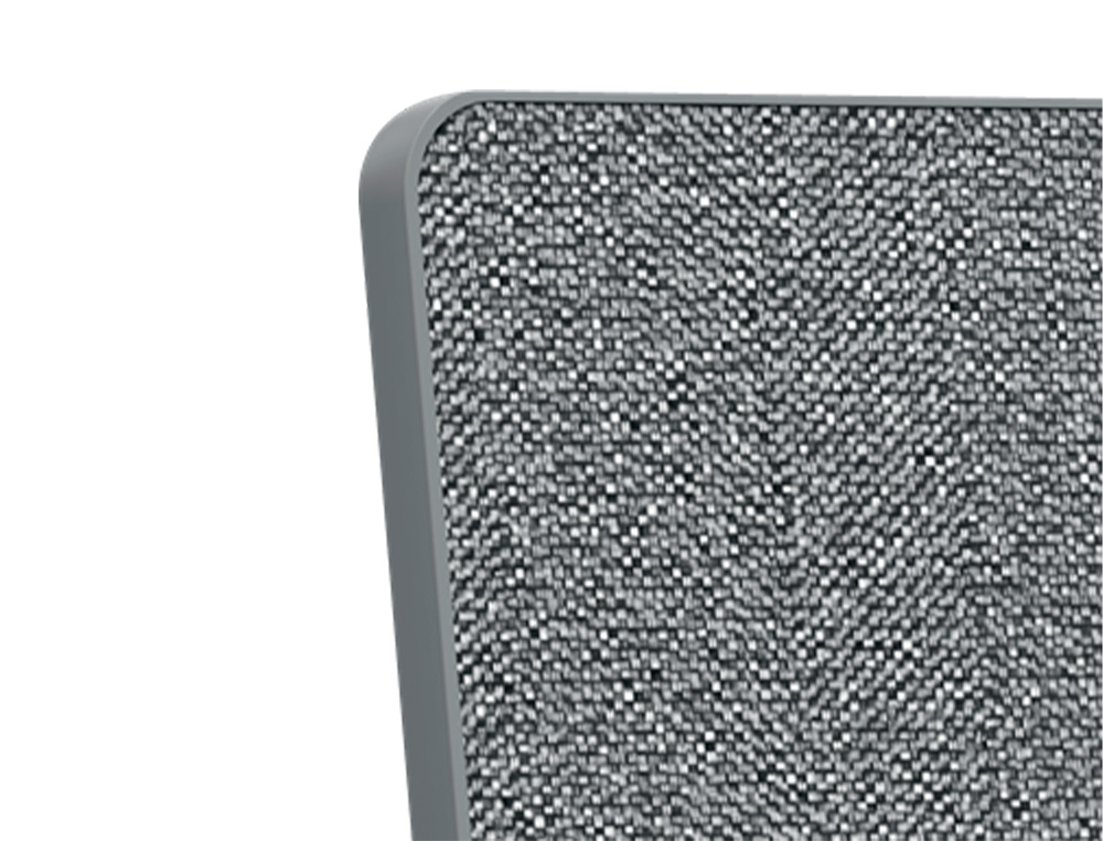 PIZARRA BLANCA NOBO MOVE&MEET CON TABLERO DE ANUNCIOS PORTATIL MARCO GRIS DOBLE CARA MAGNETICA 1800X900 MM