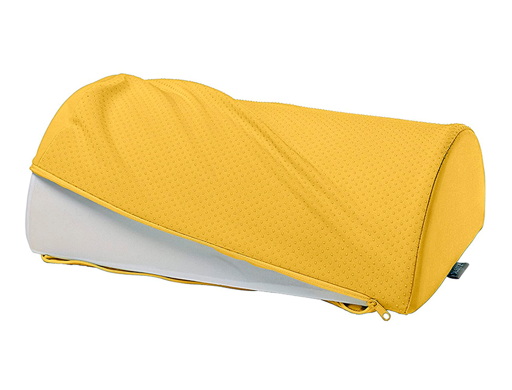 REPOSAPIES DE ESCRITORIO LEITZ ACTIVE ERGO COSY COLOR AMARILLO 260X140X405 MM