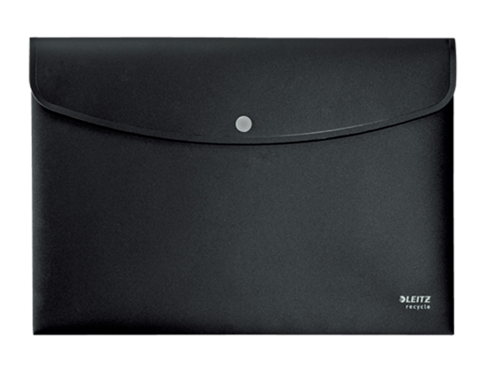 CARPETA LEITZ RECYCLE PORTADOCUMENTOS BROCHE DIN A4 POLIPROPILENO NEGRO