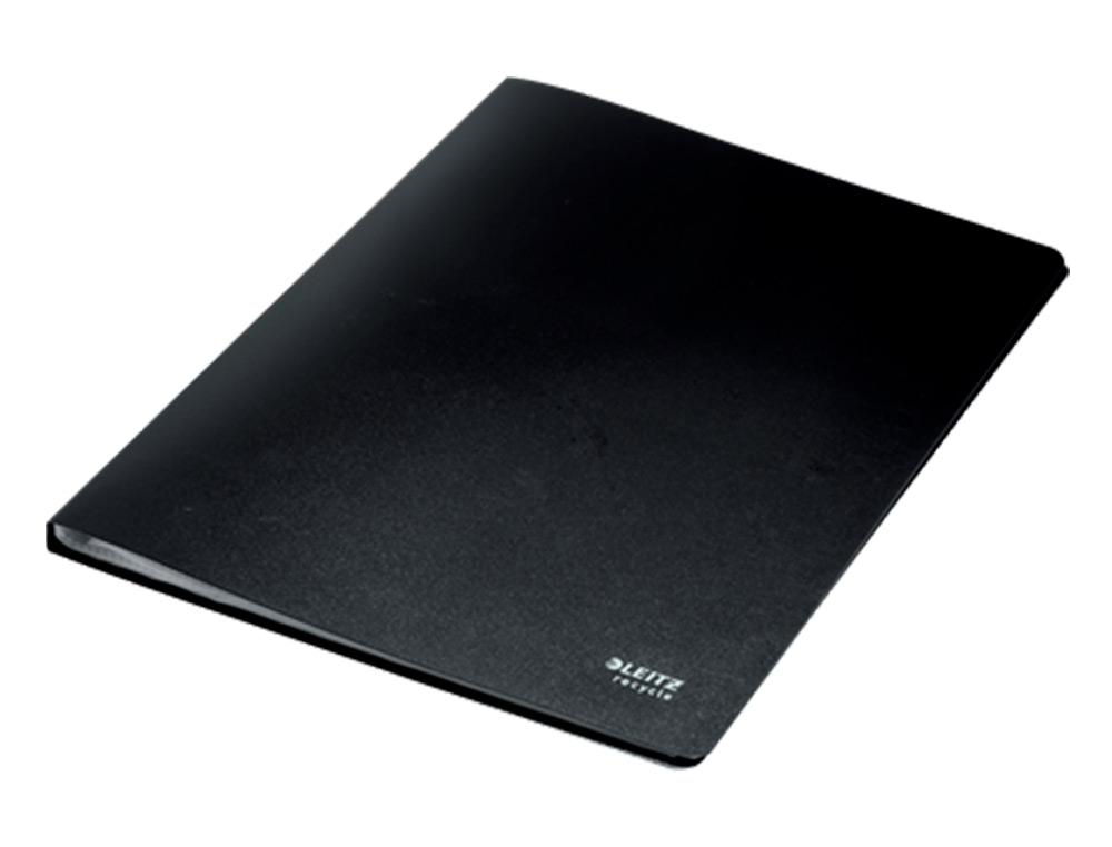 CARPETA LEITZ RECYCLE ESCAPARATE DIN A4 20 FUNDAS POLIPROPILENO NEGRO