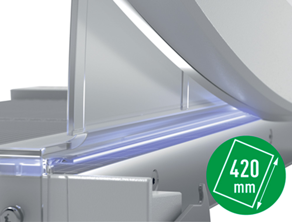 CIZALLA DE PALANCA LEITZ PRECISION HOME OFFICE A3 BASE PLASTICO LONGITUD CORTE 457 MM CAPACIDAD DE CORTE 10