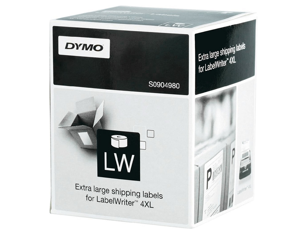 ETIQUETA ADHESIVA DYMO LABELWRITER PARA ENVIO 104X159 MM BLANCA PARA IMPRESORAS 4XL/5XL ROLLO DE 220 UNIDADES