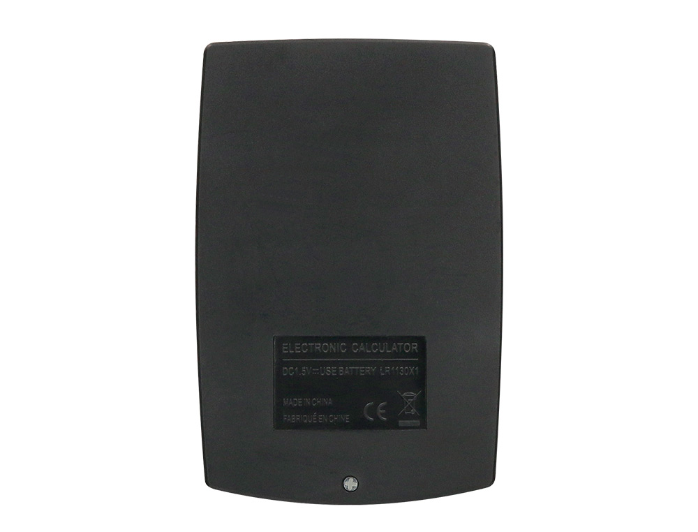 CALCULADORA LIDERPAPEL BOLSILLO XF01 8 DIGITOS PILAS COLOR NEGRO 99X64X9 MM