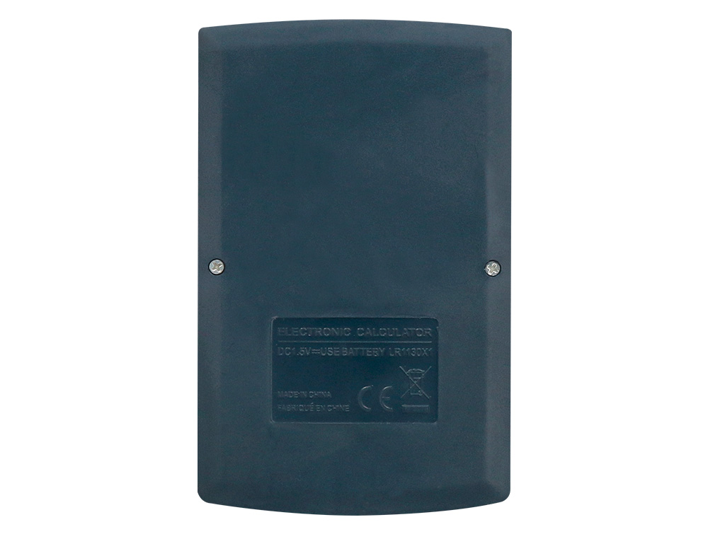 CALCULADORA LIDERPAPEL BOLSILLO XF06 8 DIGITOS SOLAR Y PILAS COLOR AZUL 98X62X8 MM