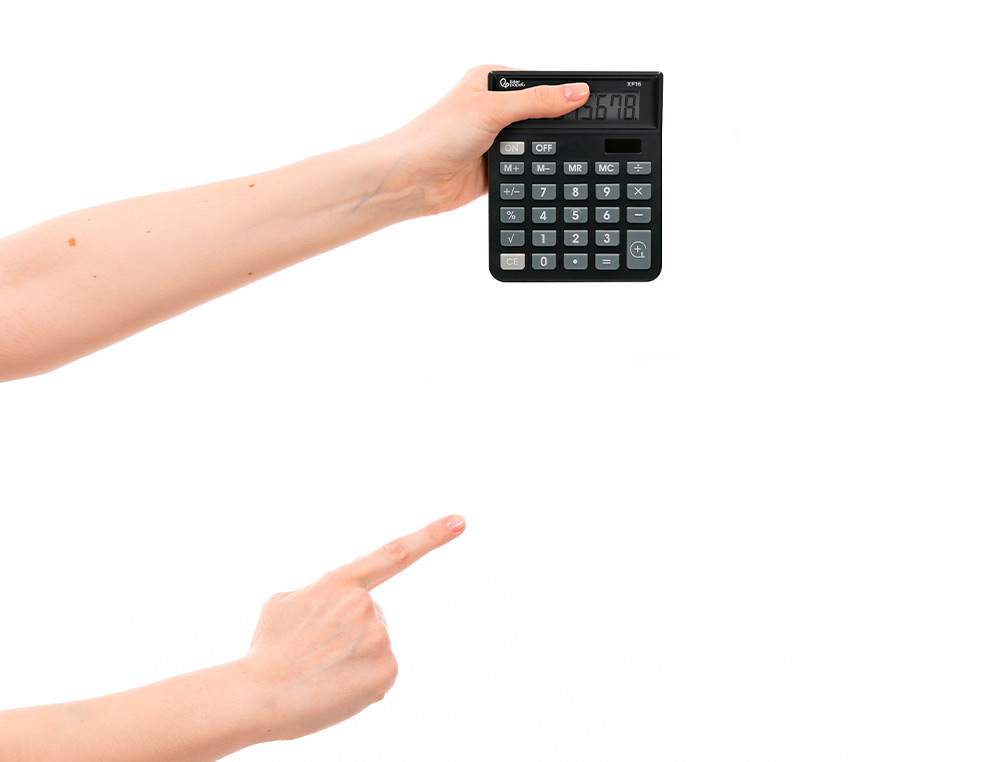 CALCULADORA LIDERPAPEL SOBREMESA XF16 8 DIGITOS SOLAR Y PILAS COLOR NEGRO 127X105X24 MM