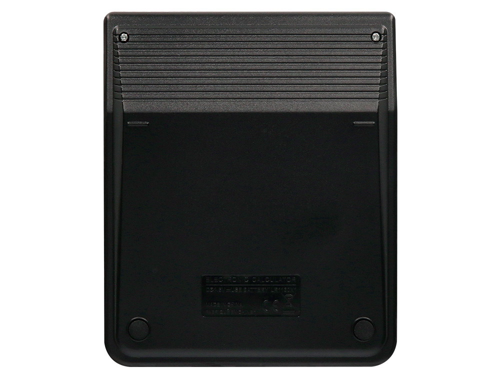 CALCULADORA LIDERPAPEL SOBREMESA XF20 10 DIGITOS SOLAR Y PILAS COLOR NEGRO 127X105X24 MM