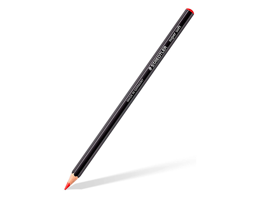 LAPICES DE COLORES STAEDTLER SUPER SOFT CAJA METAL DE 12 COLORES SURTIDOS