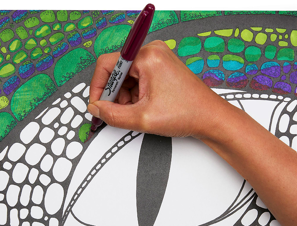 ROTULADOR SHARPIE PERMANENTE FINO BLISTER 24 UNIDADES COLORES SURTIDOS