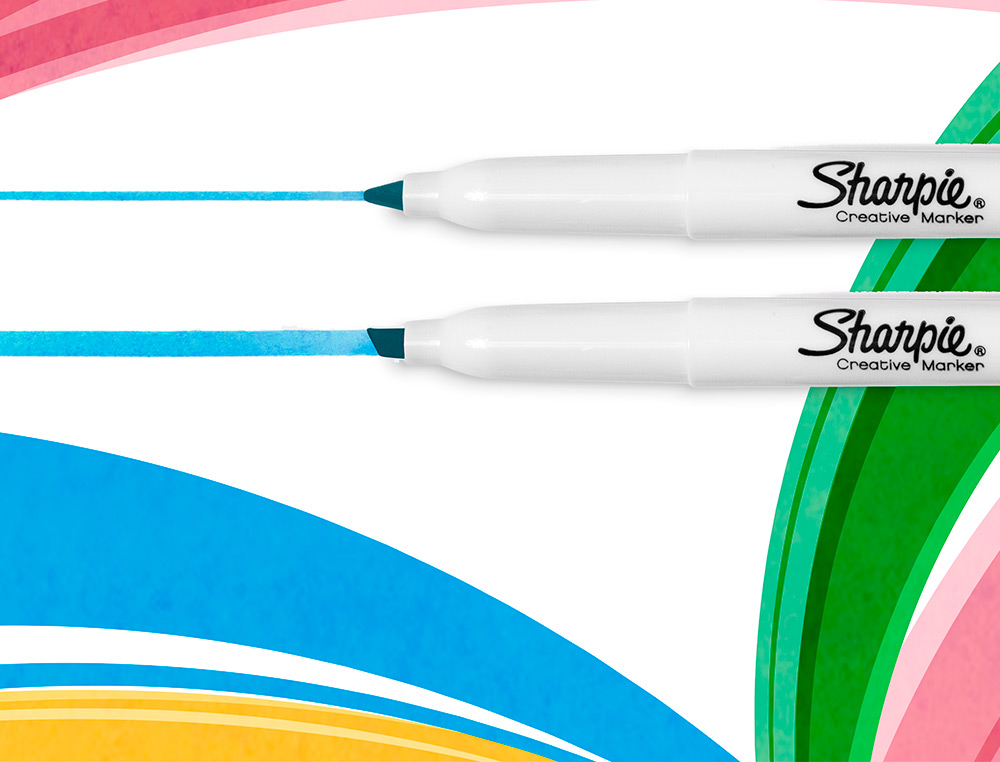 ROTULADOR SHARPIE PERMANENTE S-NOTE PUNTA BISELADA TRAZO 1,2 /3,87 MM BLISTER 4 UNIDADES COLORES SURTIDOS