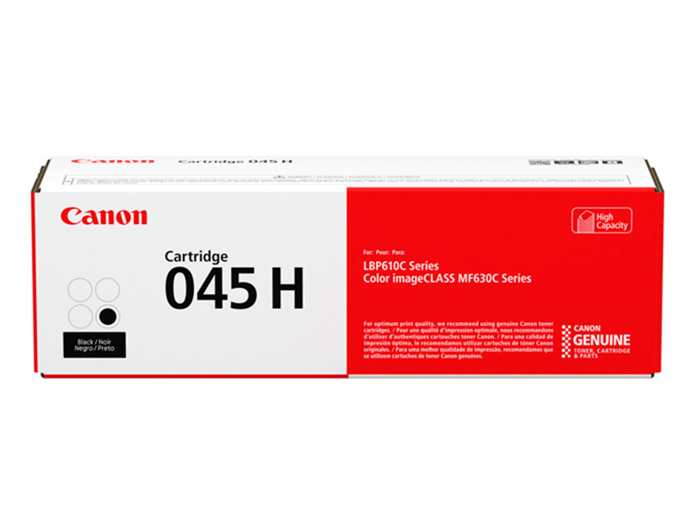 TONER CANON 045 H I-SENSYS LBP611 / LBP613 NEGRO 2800 PAGINAS