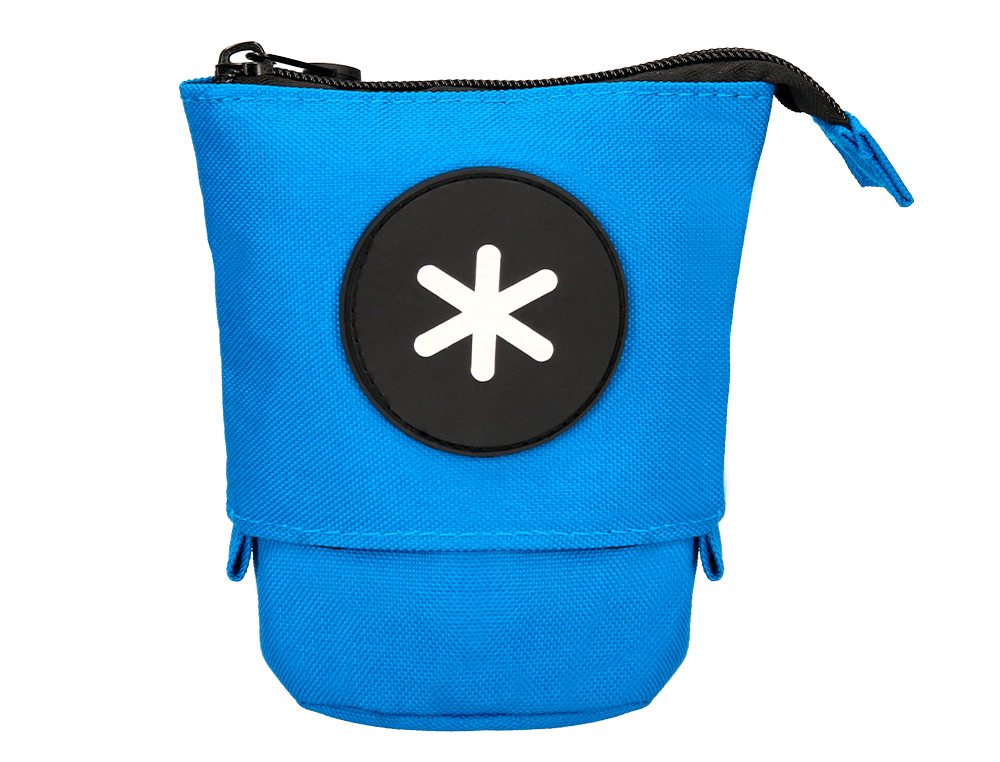 ESTUCHE PORTATODO ANTARTIK CUBILETE COLOR AZUL 190X60X80 MM