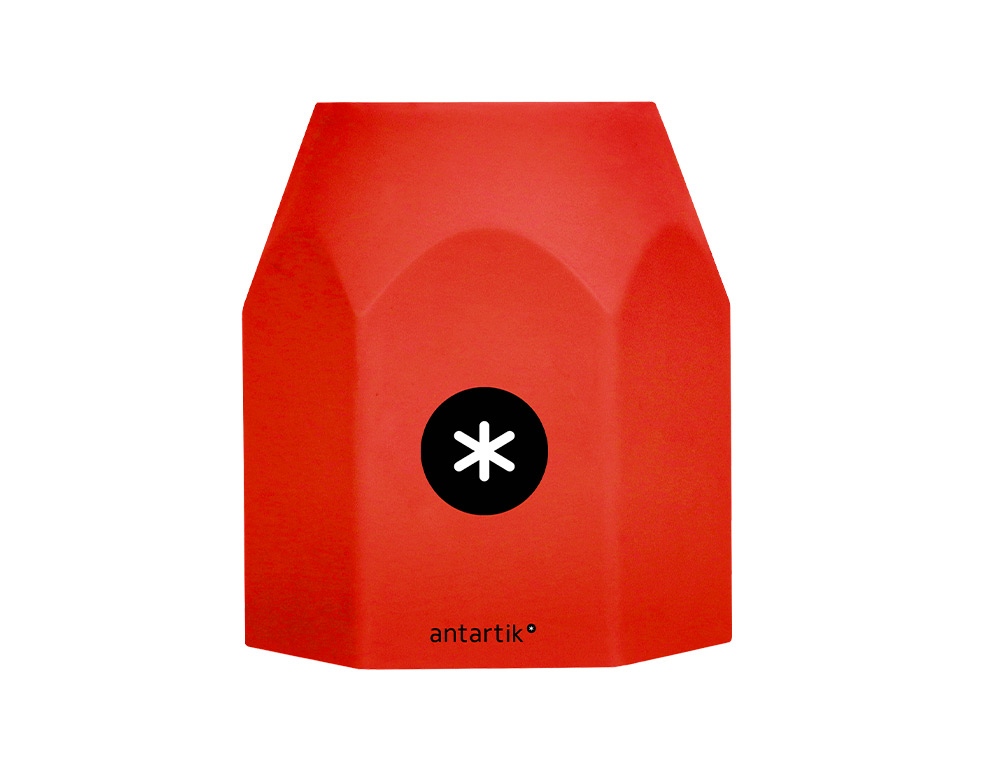 CUBILETE PORTALAPICES ANTARTIK AZUL MOSTAZA NEGRO Y ROJO OPACO SILICONA HEXAGONAL 95X85X75 MM