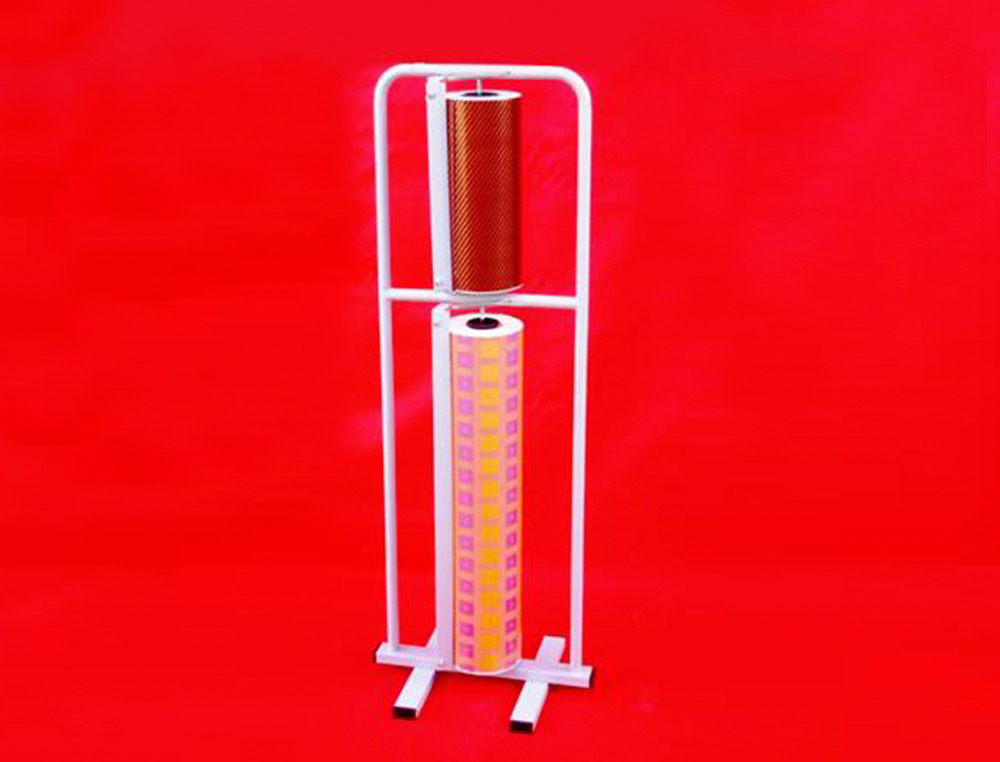 PORTARROLLO METAL DE SUELO VERTICAL CORTA PAPEL PARA BOBINAS DE 64-32 CM