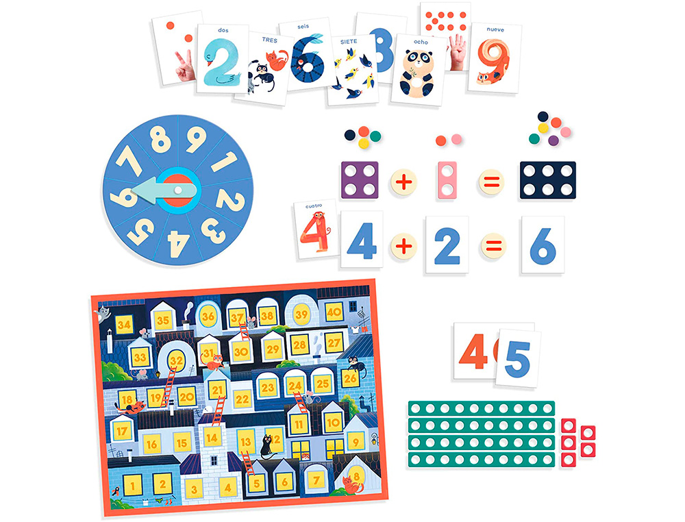JUEGO DISET DIDACTICO APRENDO EN POSITIVO LOS NUMEROS