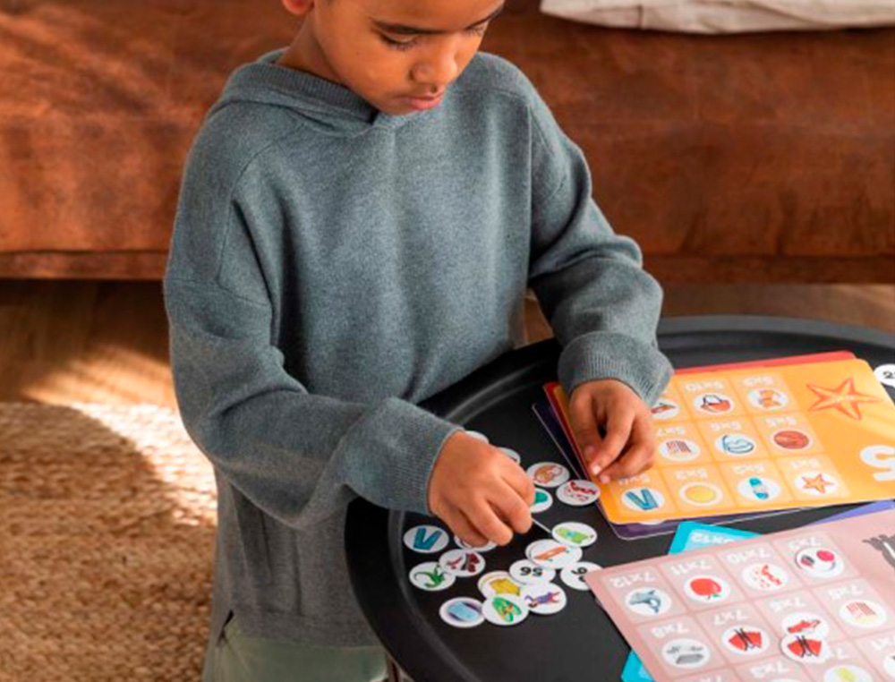 JUEGO DISET DE MESA TABLAS DE MULTIPLICAR