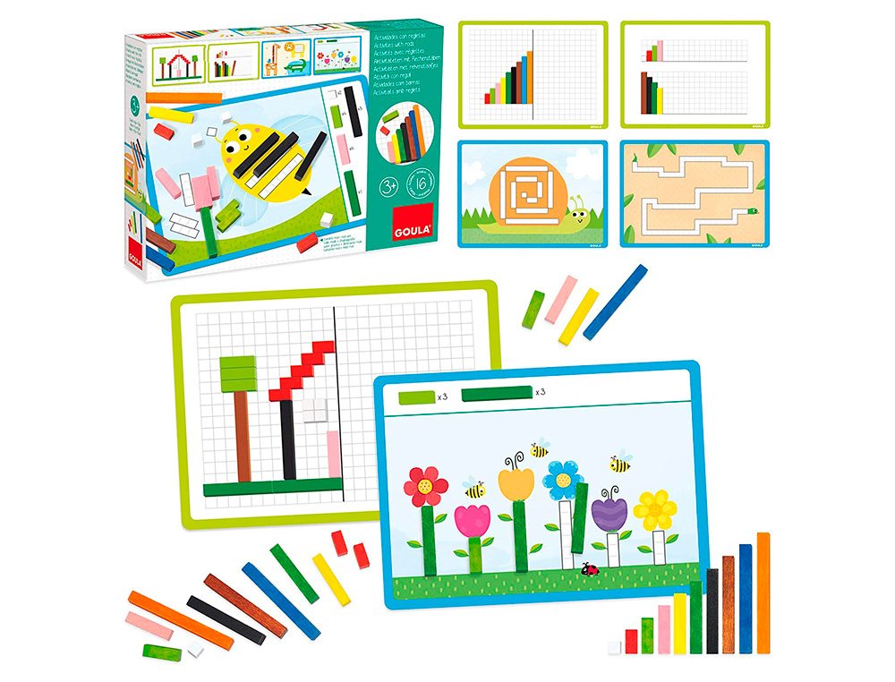 JUEGO GOULA DIDACTICO ACTIVIDADES CON REGLETAS