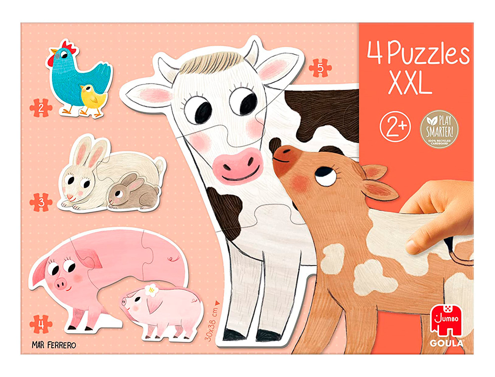 PUZLE GOULA XXL MAMAS Y BEBES 14 PIEZAS