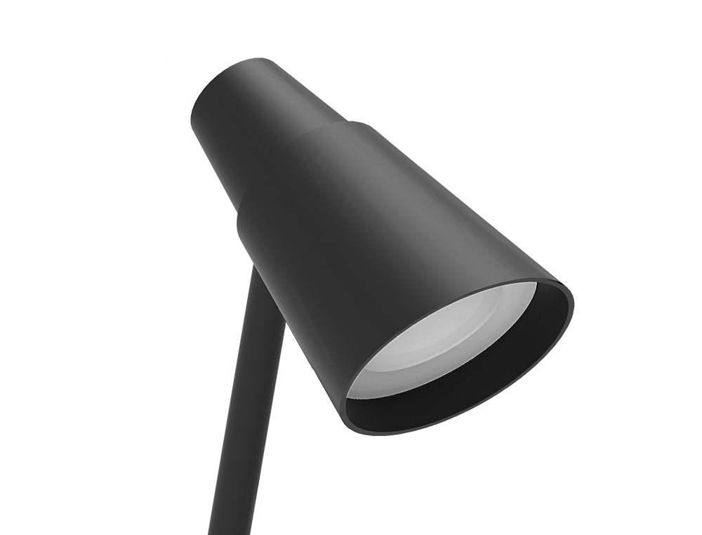 LAMPARA DE OFICINA Q-CONNECT SOBREMESA ABS TACTIL 6W 32 LED 330LM COLOR NEGRO