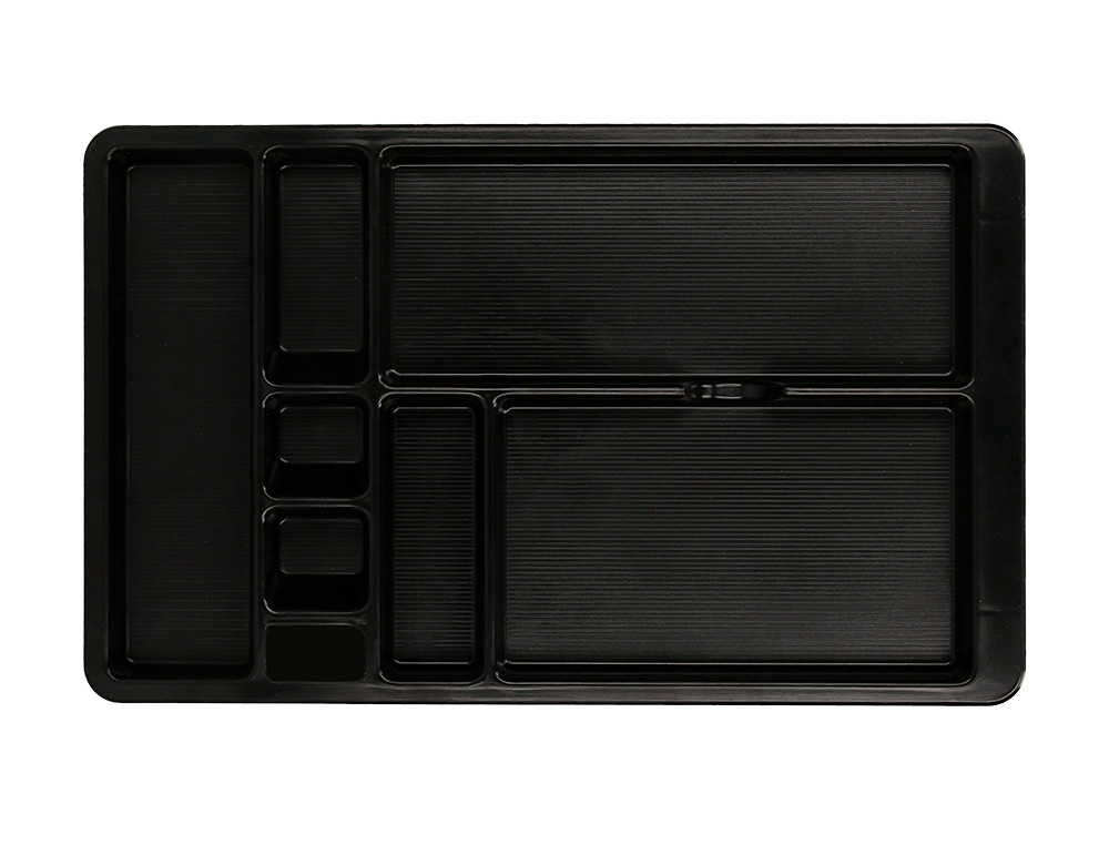 BANDEJA ORGANIZADORA Q-CONNECT DE CAJONES COLOR NEGRO 364X225X21 MM