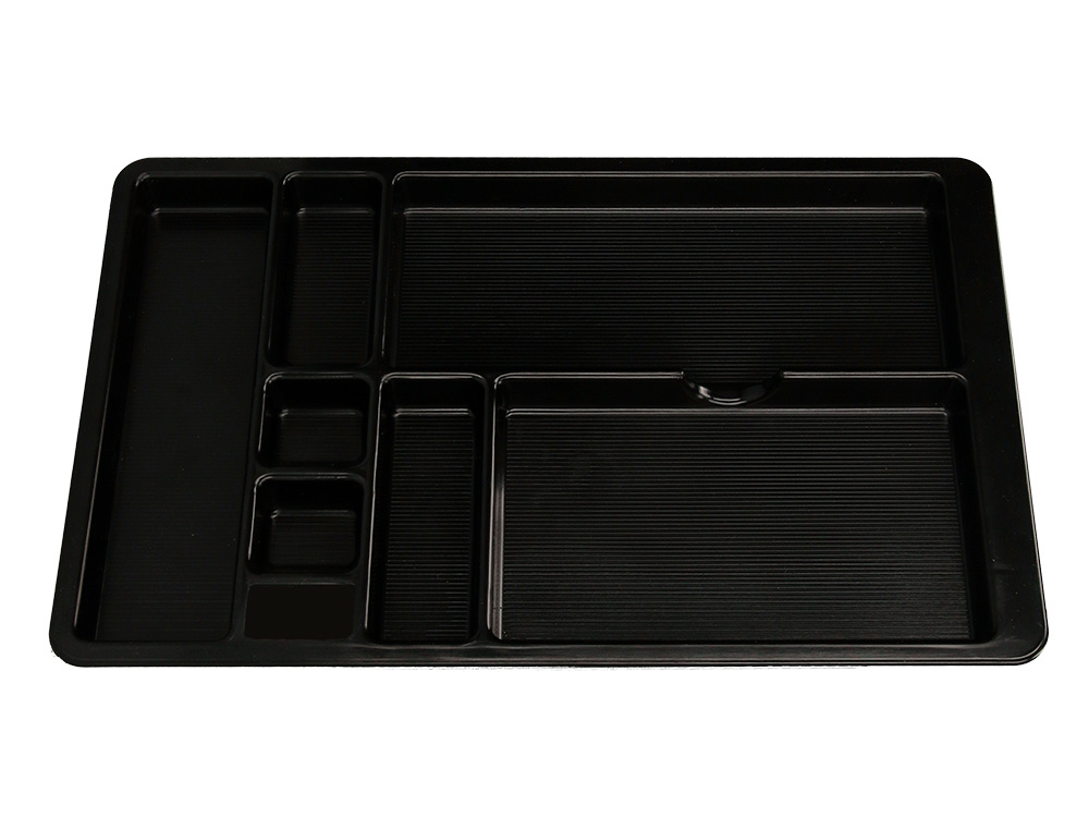 BANDEJA ORGANIZADORA Q-CONNECT DE CAJONES COLOR NEGRO 364X225X21 MM