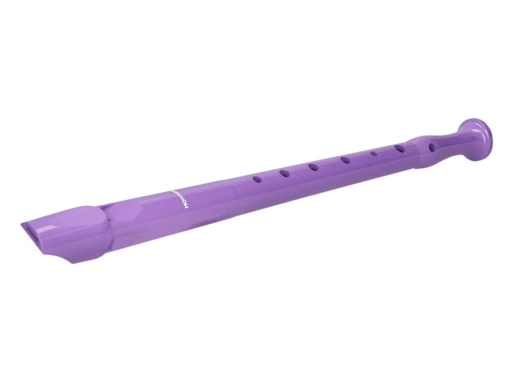 FLAUTA HOHNER 9508 COLOR LAVANDA FUNDA VERDE Y TRANSPARENTE