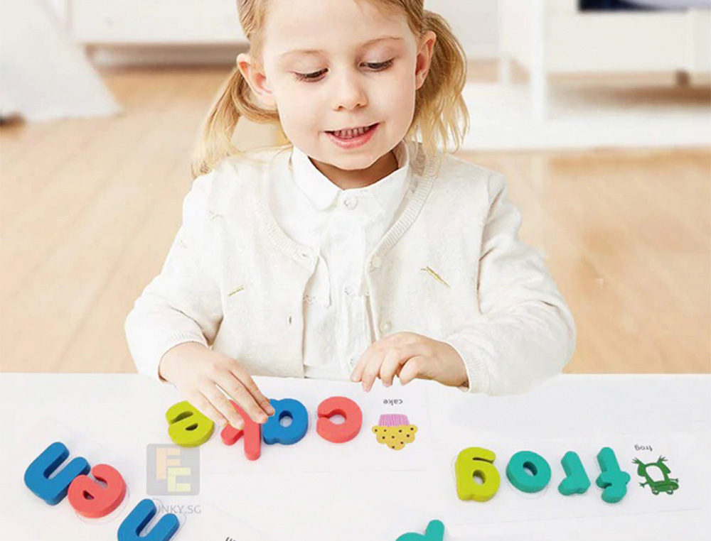 JUEGO DIDACTICO MIDEER EMPAREJAR LETRAS EN INGLES