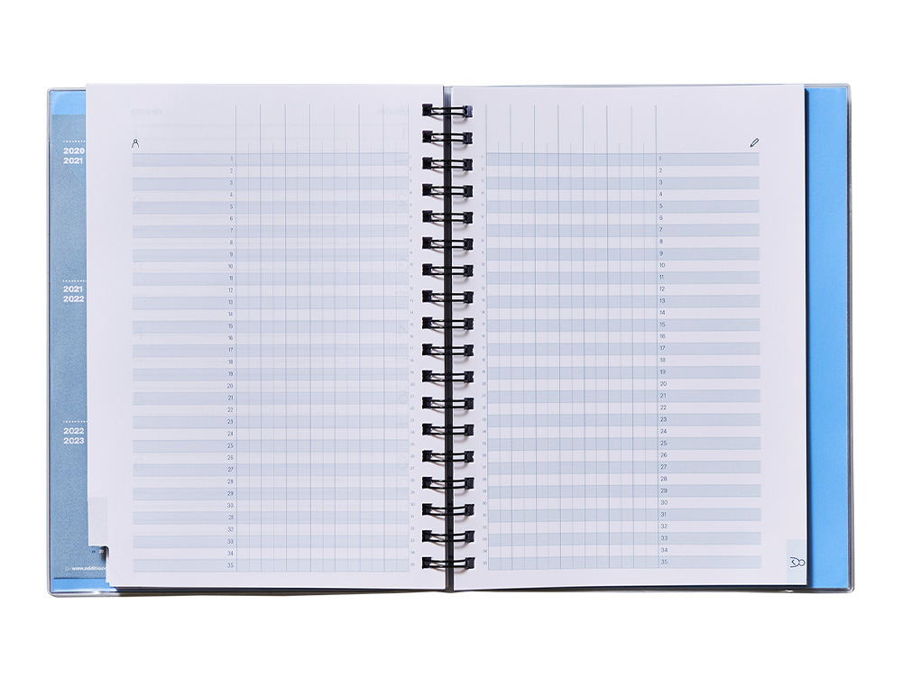 CUADERNO DE TODAS LAS CLASES PROFESORADO ADDITTIO 256 PAGINAS DIA PAGINA COLOR VERDE 170X240 MM