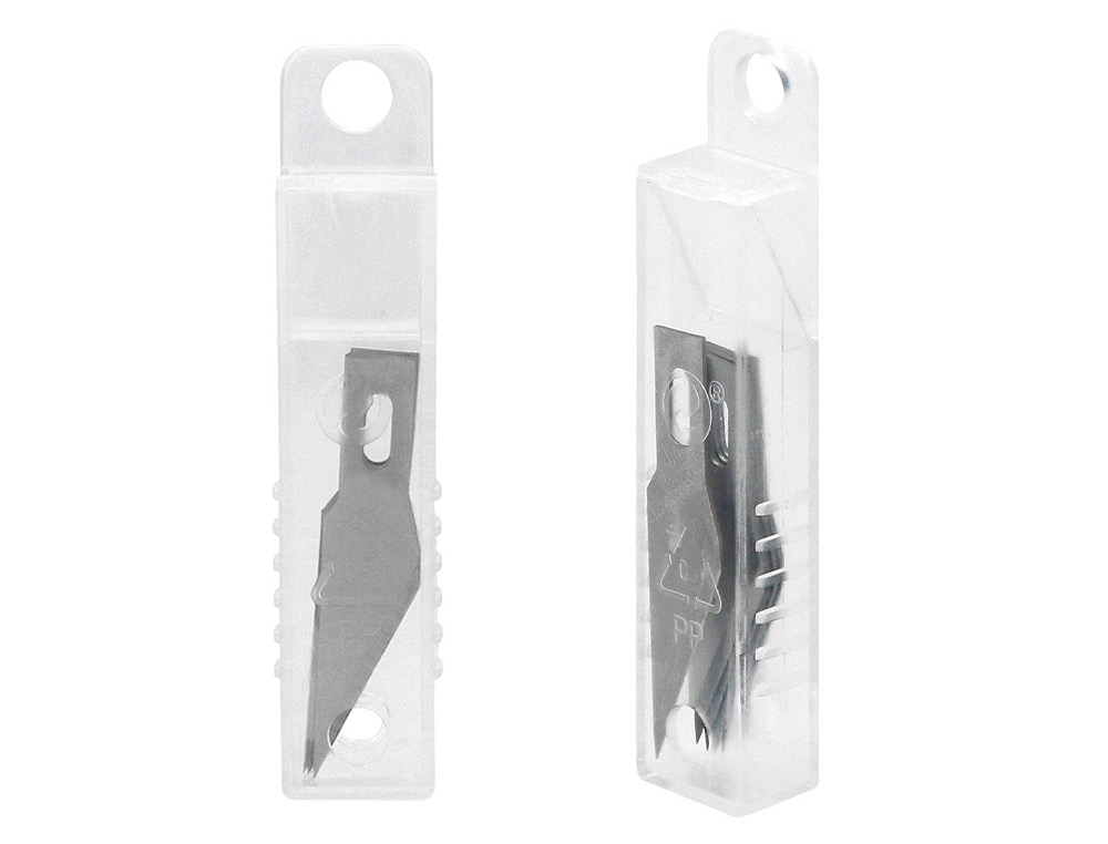 REPUESTO BISTURI Q-CONNECT PARA MODELO KF00289 BLISTER 5 UNIDADES