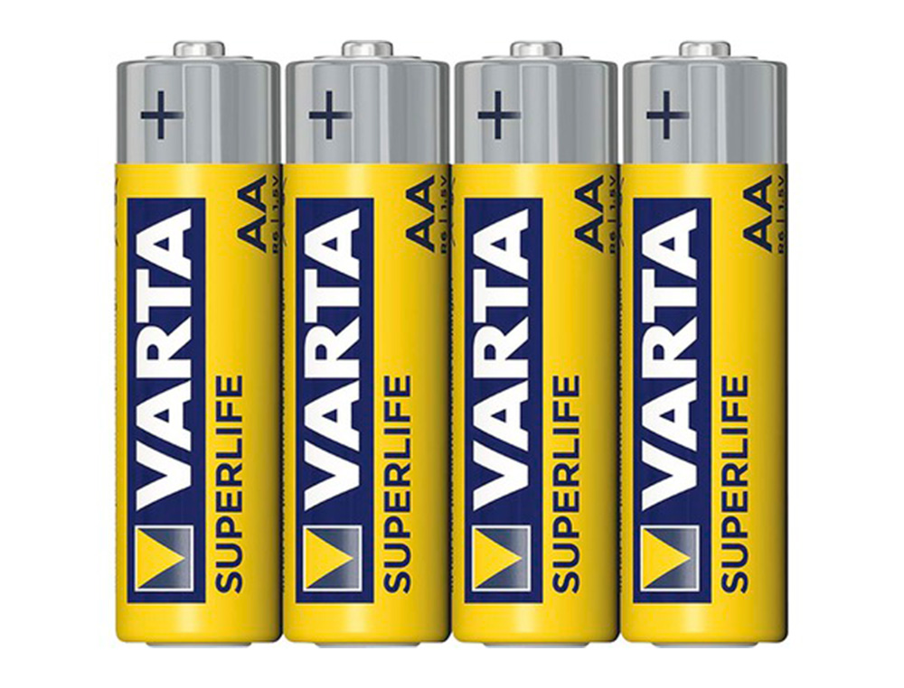 PILA VARTA SALINA SUPERLIFE AA TIPO R-06 BLISTER DE 4 UNIDADES