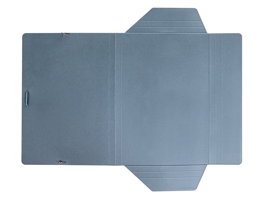 CARPETA LIDERPAPEL GOMAS FOLIO 3 SOLAPAS CARTON PLASTIFICADO COLORES PASTELES SURTIDOS