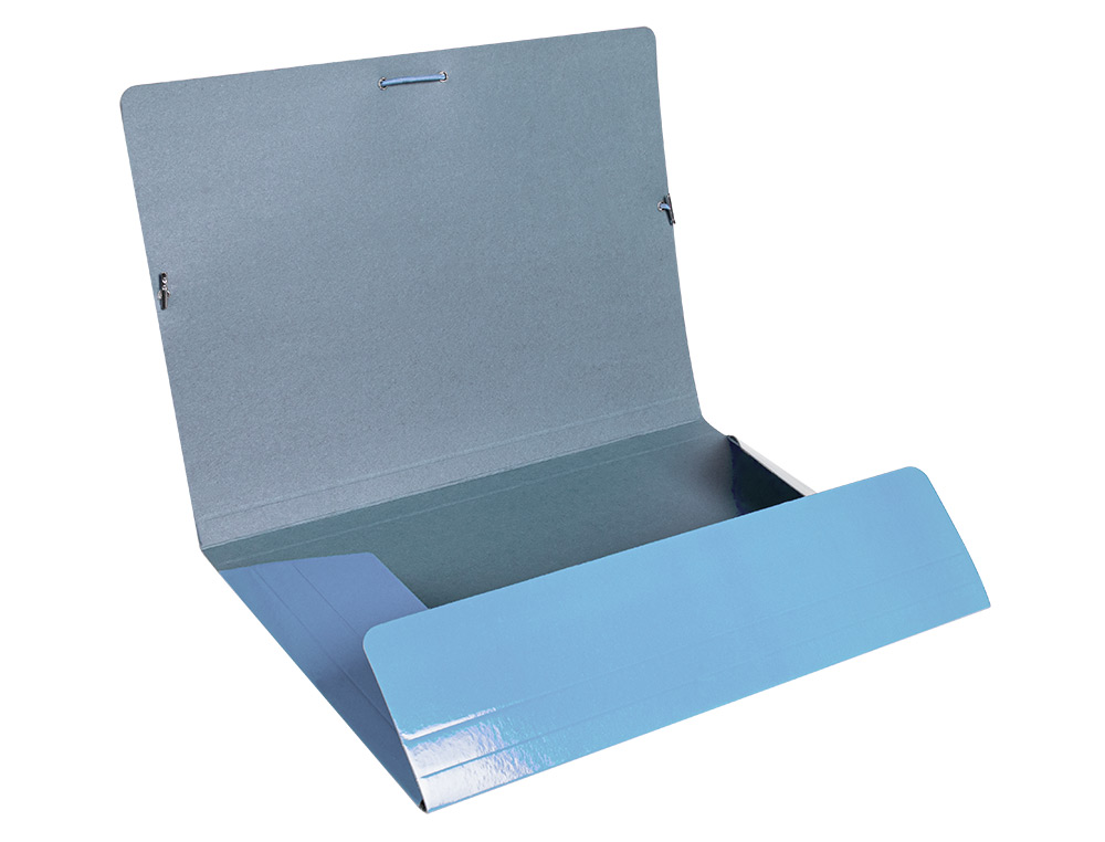 CARPETA LIDERPAPEL GOMAS FOLIO 3 SOLAPAS CARTON PLASTIFICADO COLORES PASTELES SURTIDOS